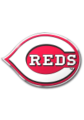 Sports Licensing Solutions Cincinnati Reds Aluminum Color Car Emblem - Red