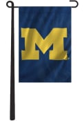 Michigan Wolverines 10.5x15 Blue Garden Flag