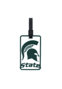 Michigan State Spartans Rubber Luggage Tag - White