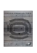 KH Sports Fan Philadelphia Eagles 16x20 Seating Chart Sign