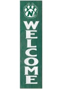 KH Sports Fan Northwest Missouri State Bearcats 12x48 Welcome Leaning Sign