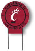 Red Cincinnati Bearcats 20x20 Color Logo Circle Yard Sign