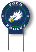 Florida Gulf Coast Eagles 20x20 Color Logo Circle Yard Sign