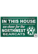 KH Sports Fan Northwest Missouri State Bearcats 20x11 Indoor Outdoor In This House Sign