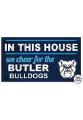 KH Sports Fan Butler Bulldogs 20x11 Indoor Outdoor In This House Sign