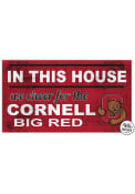 KH Sports Fan Cornell Big Red 20x11 Indoor Outdoor In This House Sign