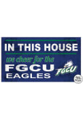KH Sports Fan Florida Gulf Coast Eagles 20x11 Indoor Outdoor In This House Sign