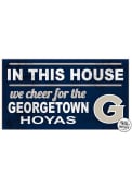KH Sports Fan Georgetown Hoyas 20x11 Indoor Outdoor In This House Sign