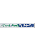 KH Sports Fan Florida Gulf Coast Eagles 5x36 Welcome Door Plank Sign