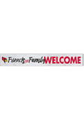 KH Sports Fan Illinois State Redbirds 5x36 Welcome Door Plank Sign