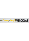 KH Sports Fan Iowa Hawkeyes 5x36 Welcome Door Plank Sign