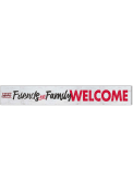 KH Sports Fan UL Lafayette Ragin' Cajuns 5x36 Welcome Door Plank Sign