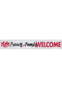 KH Sports Fan New Mexico Lobos 5x36 Welcome Door Plank Sign