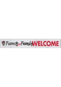 KH Sports Fan NC State Wolfpack 5x36 Welcome Door Plank Sign