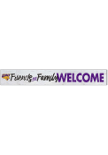 KH Sports Fan Northern Iowa Panthers 5x36 Welcome Door Plank Sign