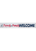 KH Sports Fan Samford University Bulldogs 5x36 Welcome Door Plank Sign