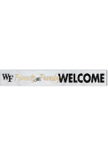 KH Sports Fan Wake Forest Demon Deacons 5x36 Welcome Door Plank Sign