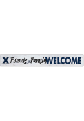 KH Sports Fan Xavier Musketeers 5x36 Welcome Door Plank Sign