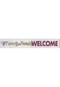 KH Sports Fan Fordham Rams 5x36 Welcome Door Plank Sign
