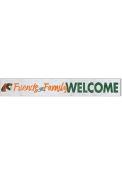 KH Sports Fan Florida A&M Rattlers 5x36 Welcome Door Plank Sign