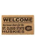 St Cloud State Huskies 18x30 Welcome Door Mat