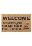 Samford University Bulldogs 18x30 Welcome Door Mat