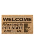 Pitt State Gorillas 18x30 Welcome Door Mat