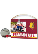 Ferris State Bulldogs Clip It Colored Logo Photo Picture Frame