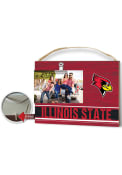Illinois State Redbirds Clip It Colored Logo Photo Picture Frame
