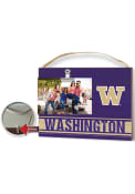 Washington Huskies Clip It Colored Logo Photo Picture Frame