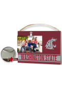 Washington State Cougars Clip It Colored Logo Photo Picture Frame