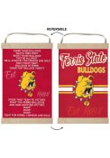 KH Sports Fan Ferris State Bulldogs Fight Song Reversible Banner Sign