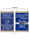 KH Sports Fan Memphis Tigers Fight Song Reversible Banner Sign