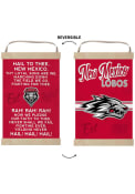 KH Sports Fan New Mexico Lobos Fight Song Reversible Banner Sign