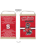 KH Sports Fan NC State Wolfpack Fight Song Reversible Banner Sign