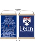 KH Sports Fan Pennsylvania Quakers Fight Song Reversible Banner Sign
