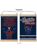 KH Sports Fan Virginia Cavaliers Fight Song Reversible Banner Sign