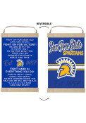 KH Sports Fan San Jose State Spartans Fight Song Reversible Banner Sign