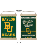 KH Sports Fan Baylor Bears Faux Rusted Reversible Banner Sign