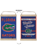 KH Sports Fan Florida Gators Faux Rusted Reversible Banner Sign