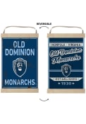 KH Sports Fan Old Dominion Monarchs Faux Rusted Reversible Banner Sign