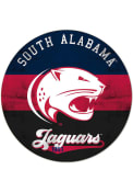 KH Sports Fan South Alabama Jaguars 20x20 Retro Multi Color Circle Sign