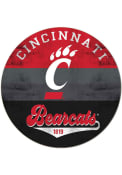 Red Cincinnati Bearcats 20x20 Retro Multi Color Circle Sign