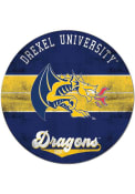 KH Sports Fan Drexel Dragons 20x20 Retro Multi Color Circle Sign