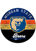KH Sports Fan Morgan State Bears 20x20 Retro Multi Color Circle Sign