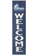 KH Sports Fan Drake Bulldogs 12x48 Welcome Leaning Sign