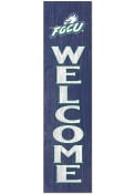 KH Sports Fan Florida Gulf Coast Eagles 12x48 Welcome Leaning Sign