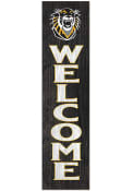 KH Sports Fan Fort Hays State Tigers 12x48 Welcome Leaning Sign