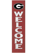 KH Sports Fan Georgia Bulldogs 12x48 Welcome Leaning Sign