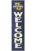 KH Sports Fan Marquette Golden Eagles 12x48 Welcome Leaning Sign
